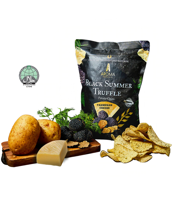 Aroma Truffle & Co. Black Summer Truffle Potato Chips (Parmesan Chee Food Culture Singapore