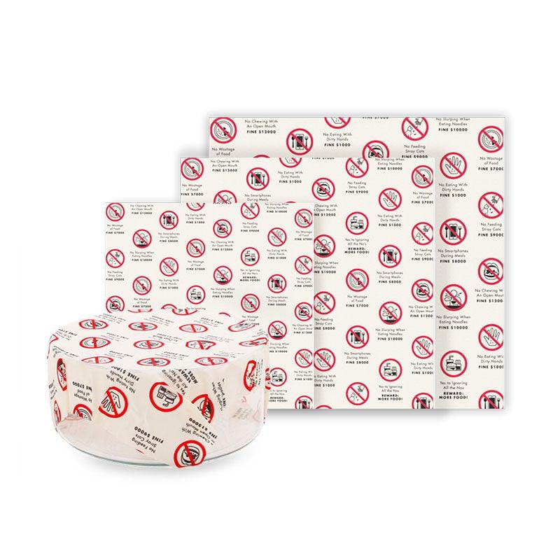 SustainableSG Reusable Food Wrap Cover - Set of 3 Organic Beeswax Wraps with Singapore Inspired HDB Life Design