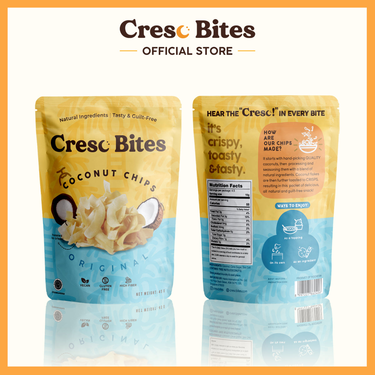 Cresc Bites - Coconut Chips (Original)