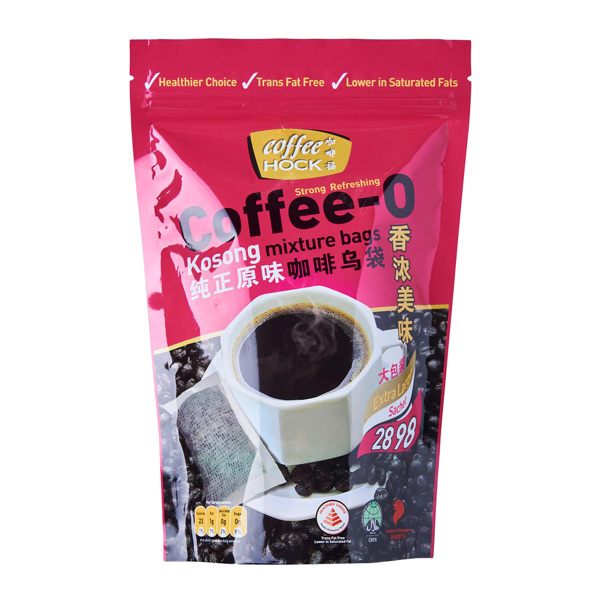 Coffeehock Coffee-O Kosong Mixture Bags 8&#39;s x 10g