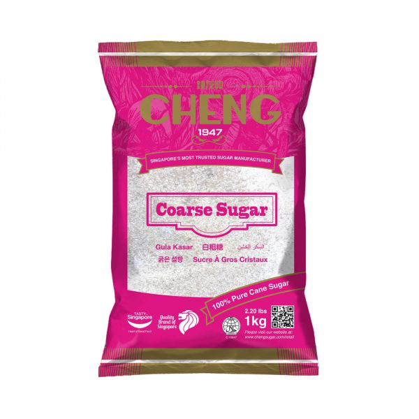 Cheng Sugar - Coarse Sugar (1kg) x 2 Pax