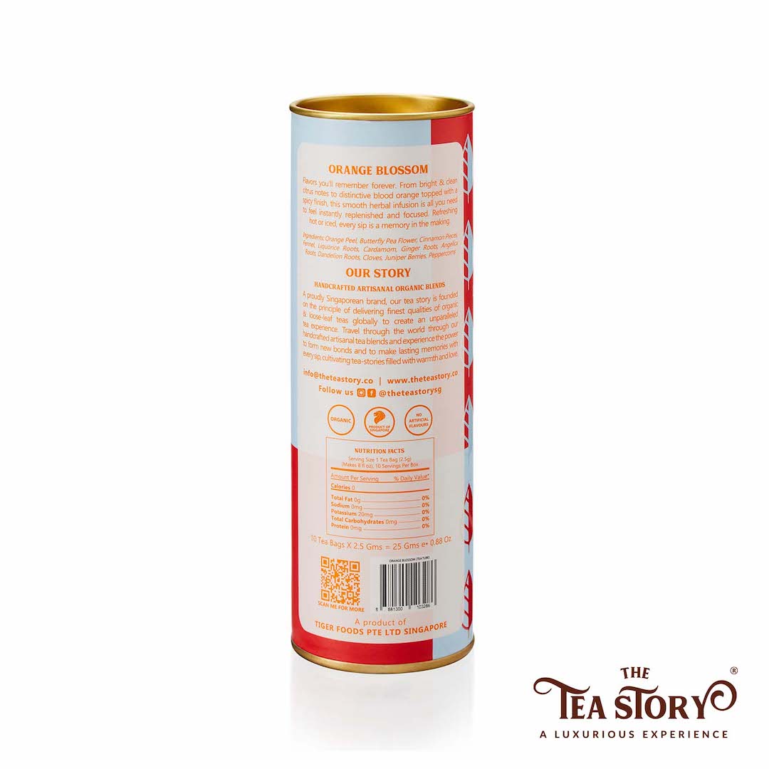 The Tea Story Orange Blossom Tea Tube