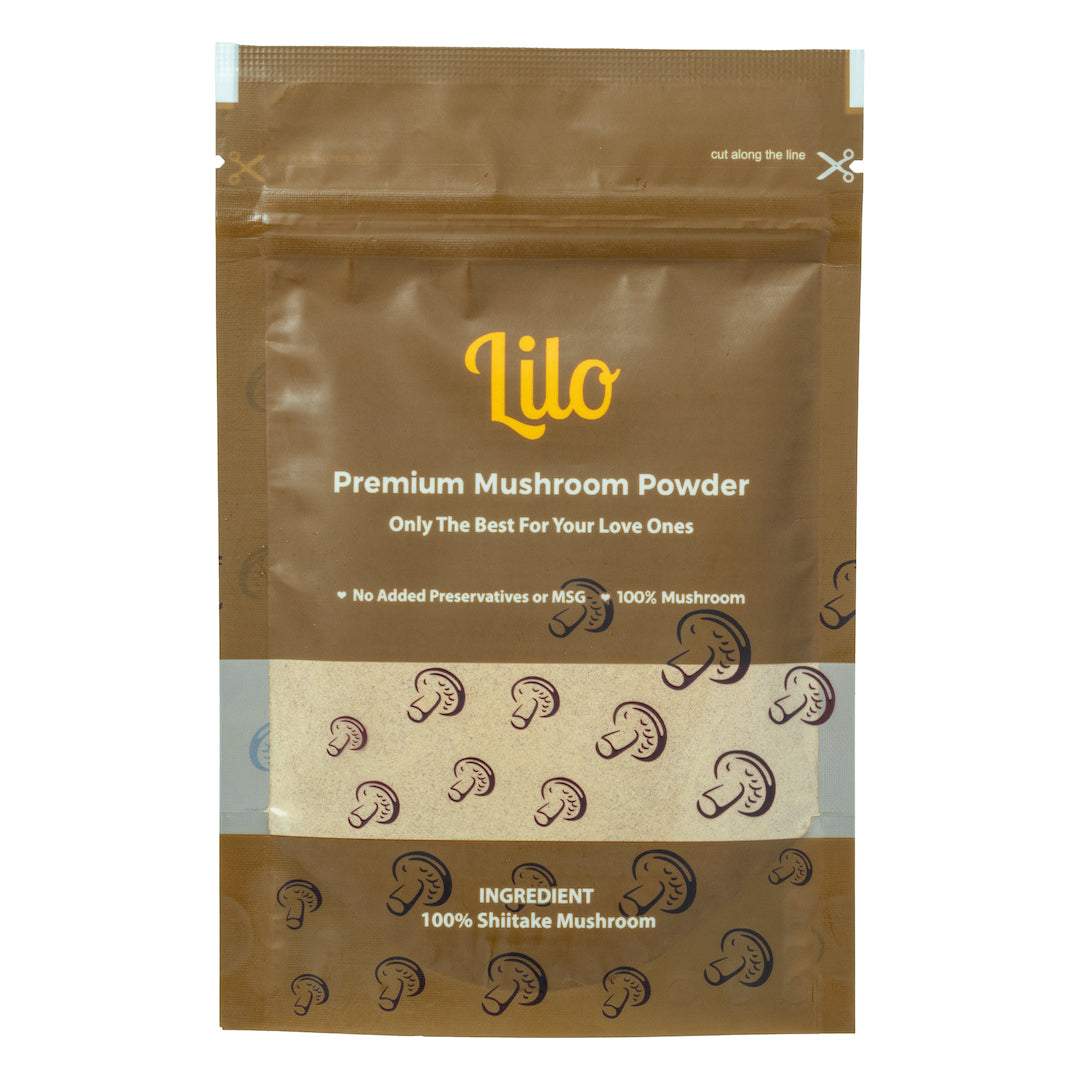 Lilo Premium Mushroom Powder Resealable Refill (55g)