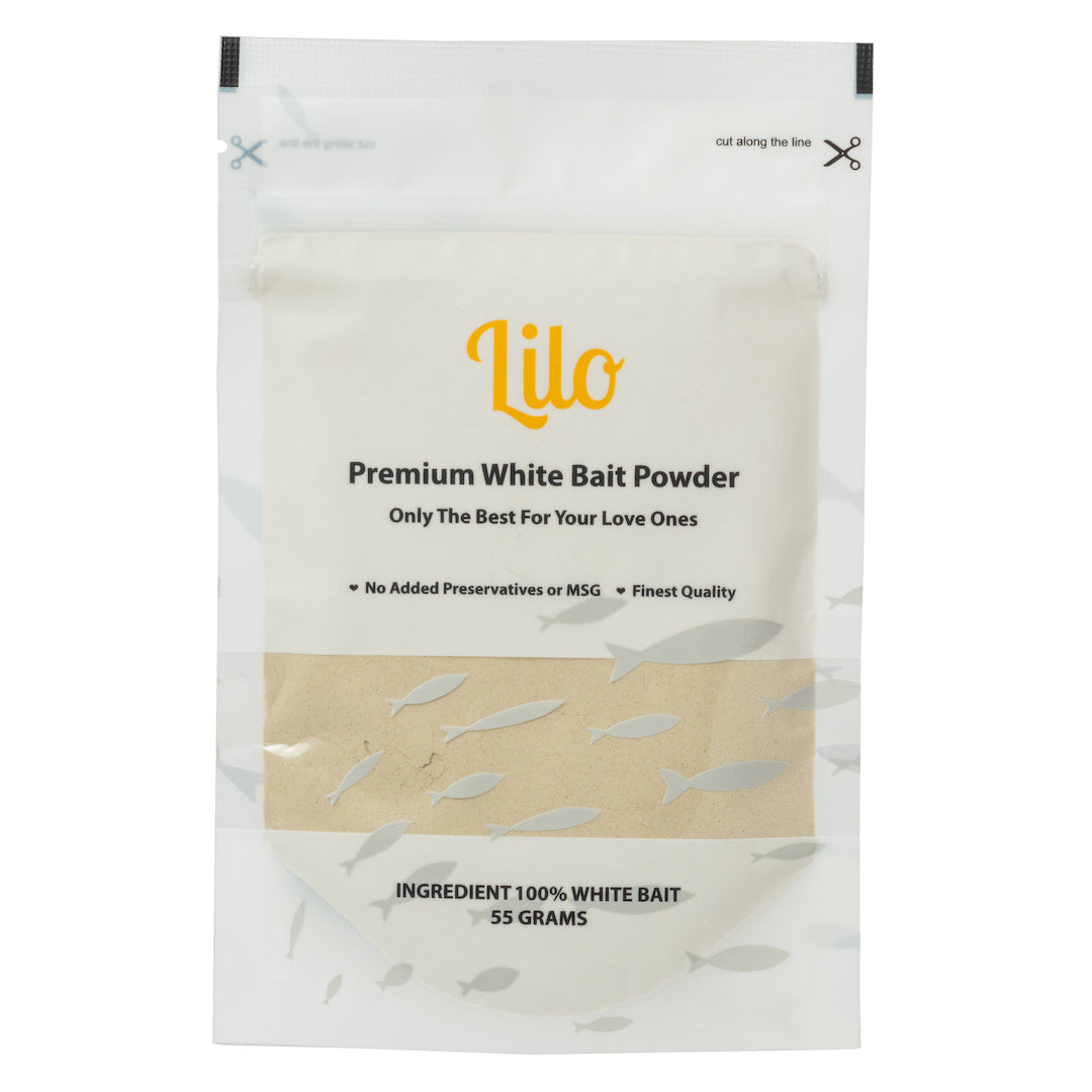 Lilo Premium White Bait Powder Resealable Refill (55g)