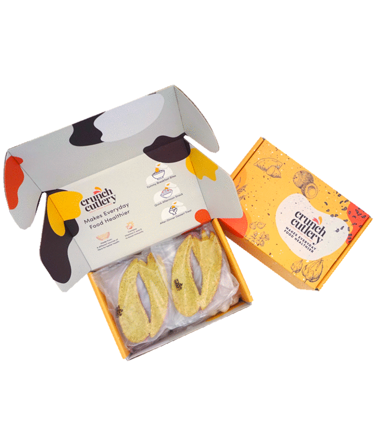 Crunch Cutlery - Zero Waste Gifting Box (Sweet Banana Goji)