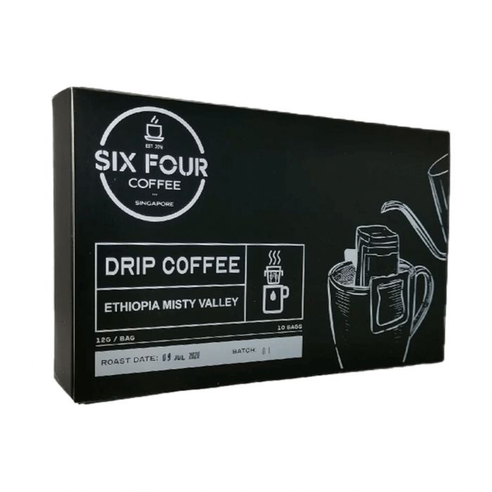 Six Four Coffee — Ethiopia Misty Valley (Drip bag coffee, 10 bags/box)