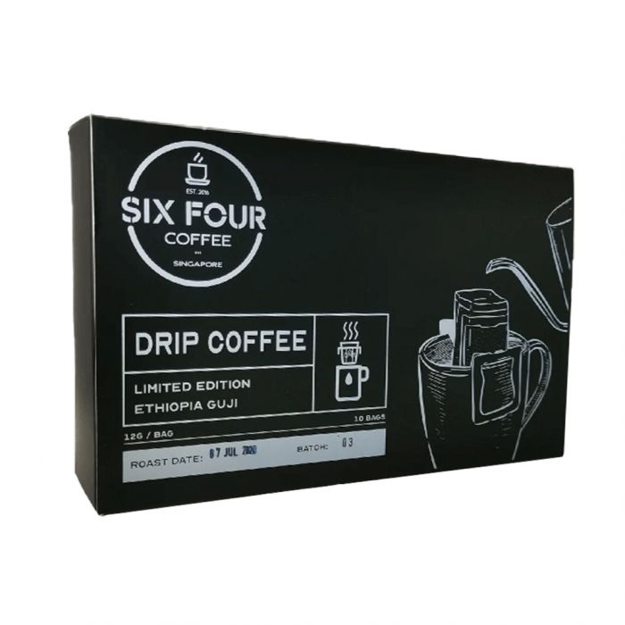 Six Four Coffee — Ethiopia Guji (Coffee Drip Bag, 10 bags/box)