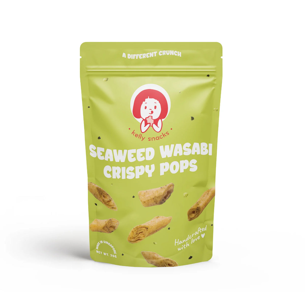 Kelly Snacks Seaweed Wasabi Crispy Pops