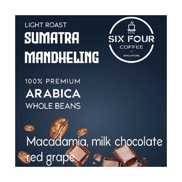 Six Four Coffee — Sumatra Mandheling (Single Origin, 250g)