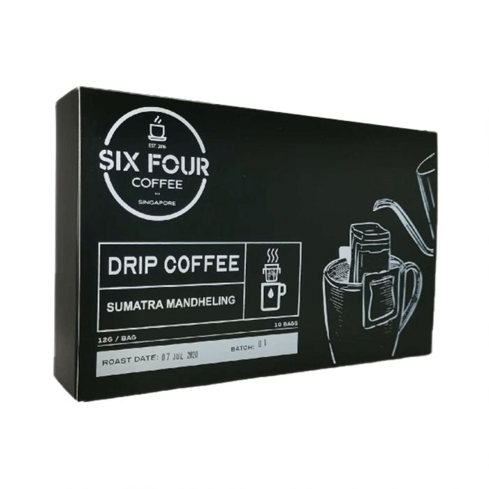 Six Four Coffee — Sumatra Mandheling (Drip Bag Coffee, 10bags/box)